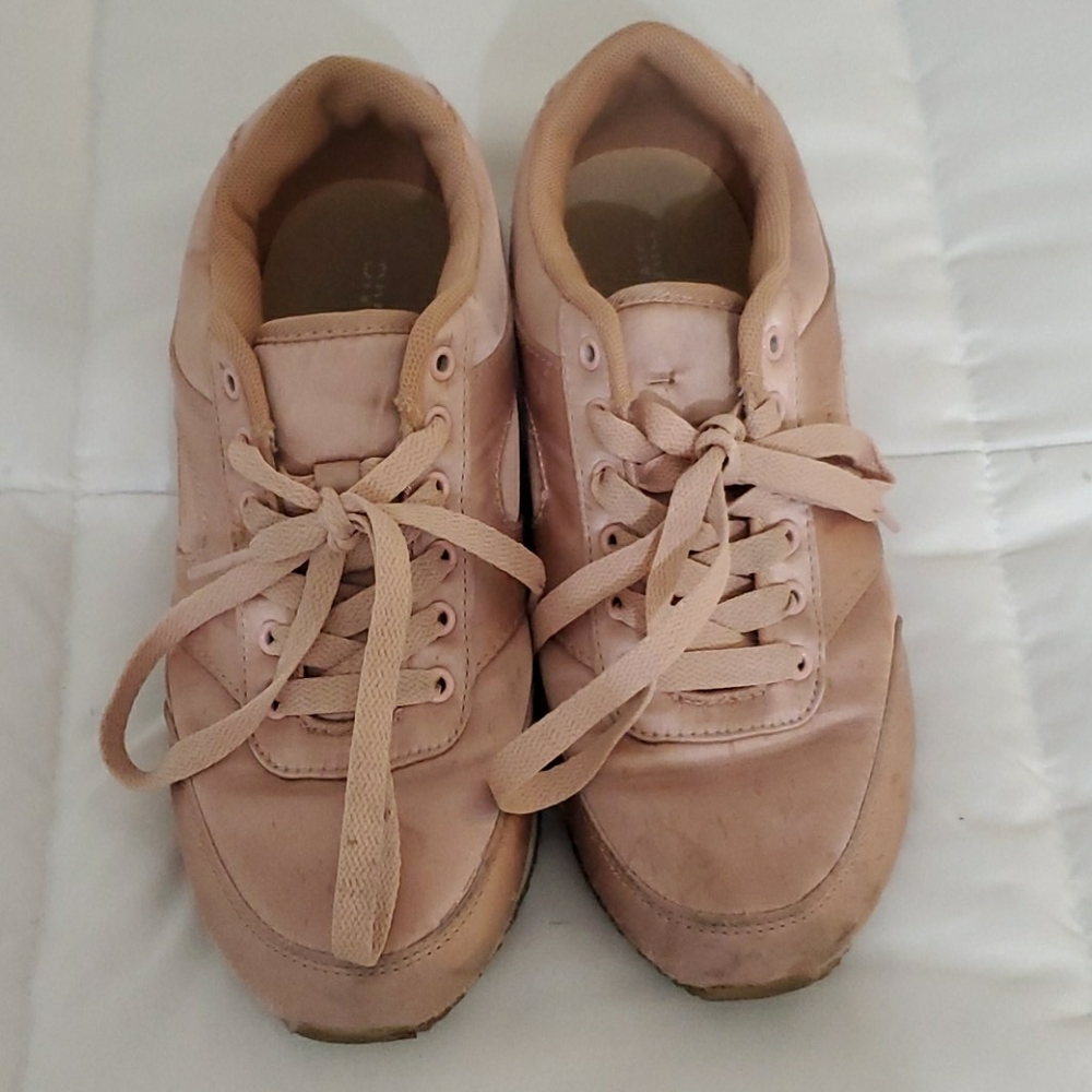 Pink sneakers